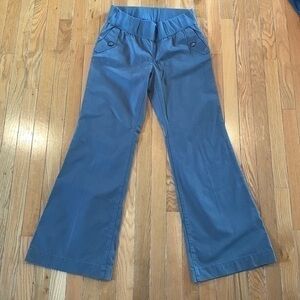 Gap Maternity Demi Panel Gray Career Work Pants Women’s Size 6 Inseam 32”